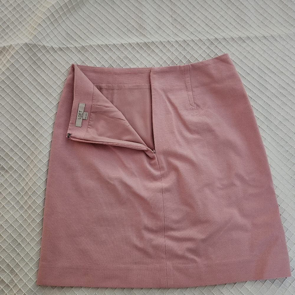 LOFT Petite Pink Mini Skirt - Picture 7 of 12